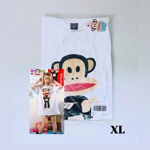 Cakeworthy x Paul Frank Favorite T-Shirt Dress Unisex Size XL